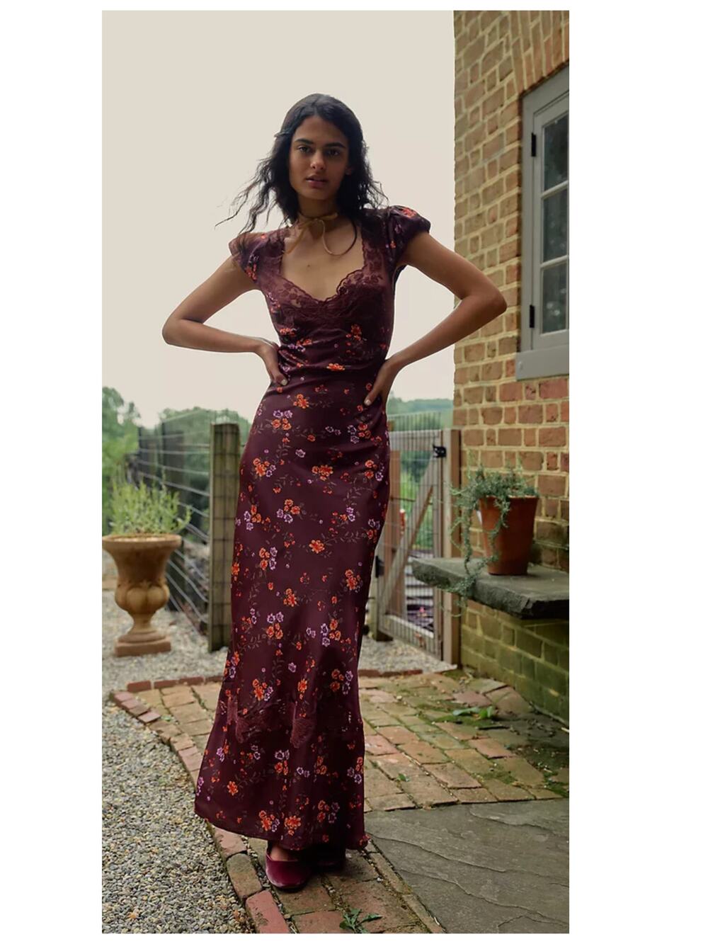 NEW Free People Butterfly Babe Cutout Maxi Dress Size Small - Picture 1 of 14